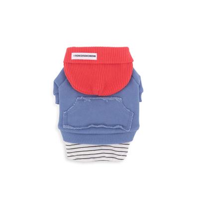 Wave Beanie Sweatshirt_Blue