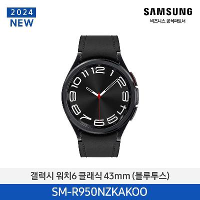 웨어러블 워치6 클래식 43mm 블랙 SM-R950NZKAKOO