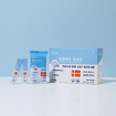 튼튼키즈 유산균 LGG 보장균수20억(비타민D+칼슘+프로바이오틱스) 120포(실속형1박스)