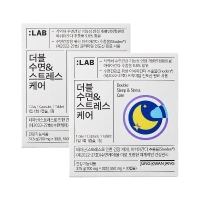 [정관장 공식] 정관장랩 더블 수면 & 스트레스케어 30정 2박스 (2개월분)
