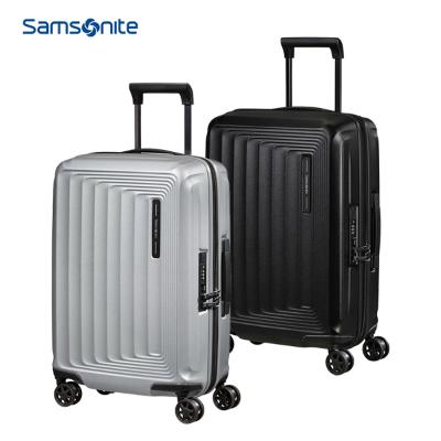 [쌤소나이트] NUON 20인치 기내용 캐리어 KF008002 (블랙/실버)