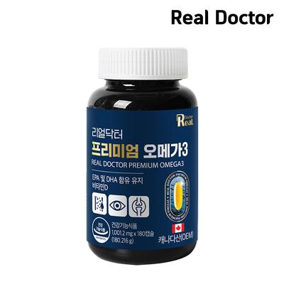 [리얼닥터] 리얼닥터 프리미엄 오메가3 180캡슐 6개월분 1개입